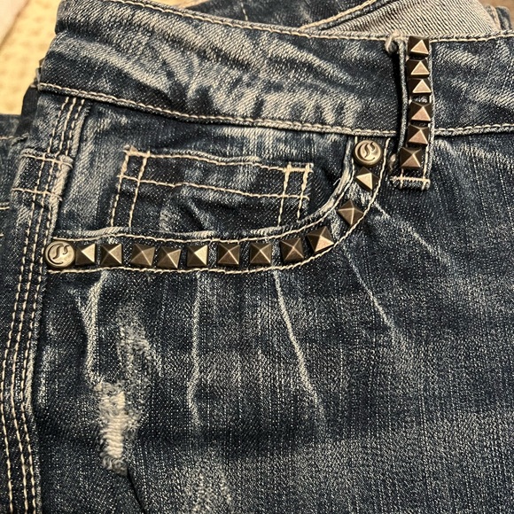 Cello rocker vintage ripped bootcut denim jeans - Picture 3 of 4